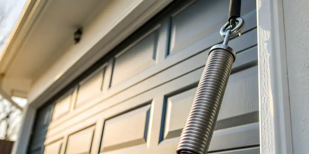 Garage door extension spring.