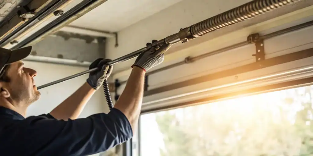 How to safely replace old style garage door springs.